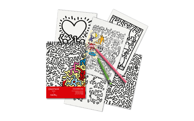 KEITH HARING Colouring Pad A5 - Special Edition