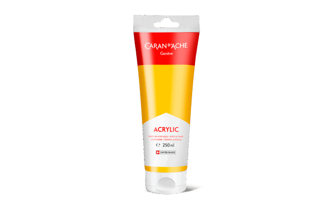 ACRYLIC 250 ml Golden Yellow