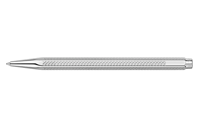 ECRIDOR™ ECAILLE Platinum Set Ballpoint Pen & Leather Case – Special Edition