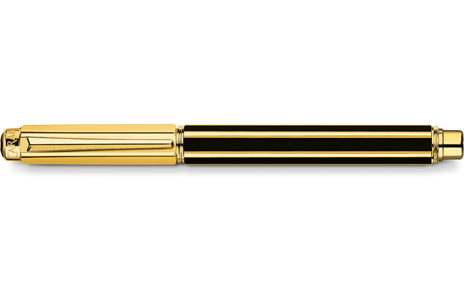 Gold-plated VARIUS CHINA BLACK fountain pen
