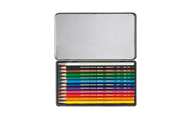 Box of 12 Colours PRISMALO™ AQUARELLE Jean Tinguely Sans Titre – Special Edition