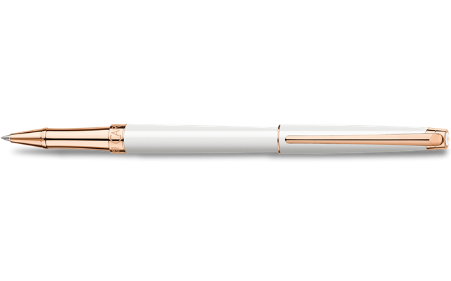 White Rose Gold LÉMAN™ SLIM Roller Pen