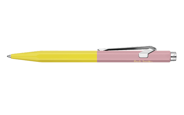 849™ PAUL SMITH Chartreuse Yellow & Rose Pink Ballpoint Pen Special Edition