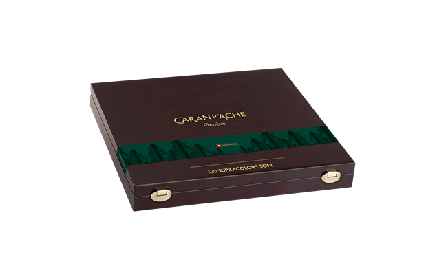 Wooden Box of 120 Colours SUPRACOLOR™ Aquarelle
