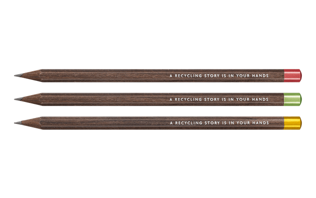 Set of 3 NESPRESSO Swiss Wood Pencils Special Edition n°1