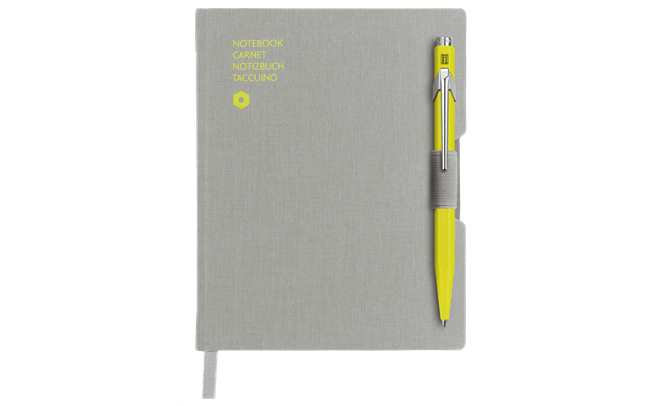Notebook OFFICE A6 Canvas-Grey