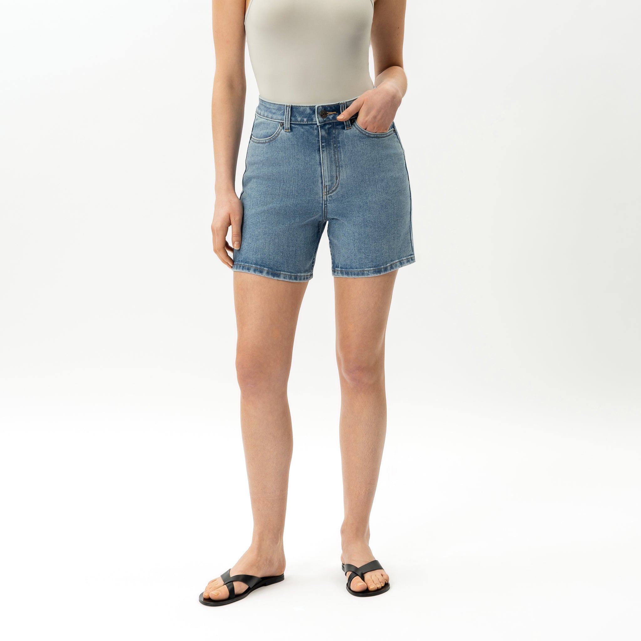 Stretchy ComfortDenim™ Shorts