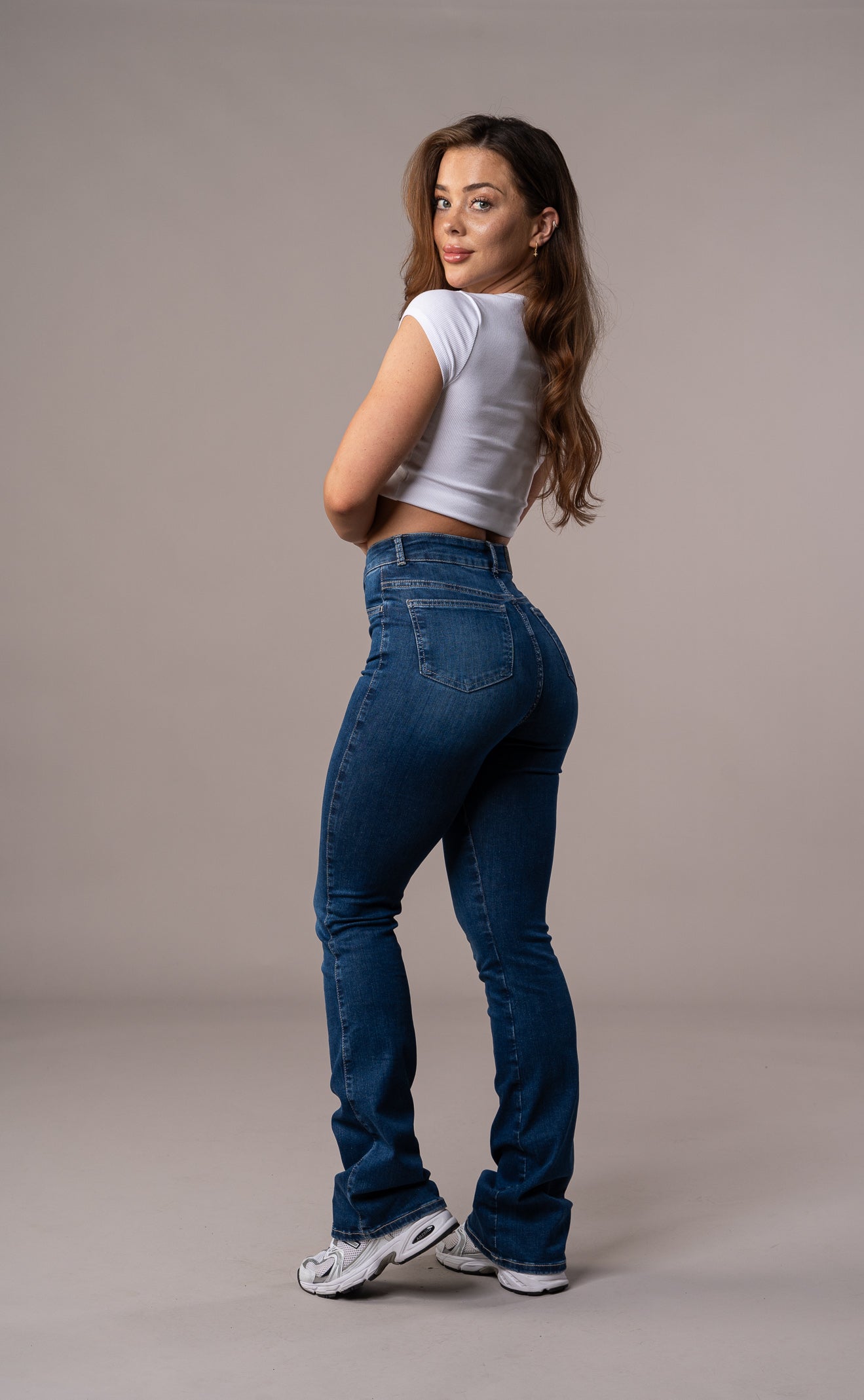 Fitjeans High Waisted Flared Pants