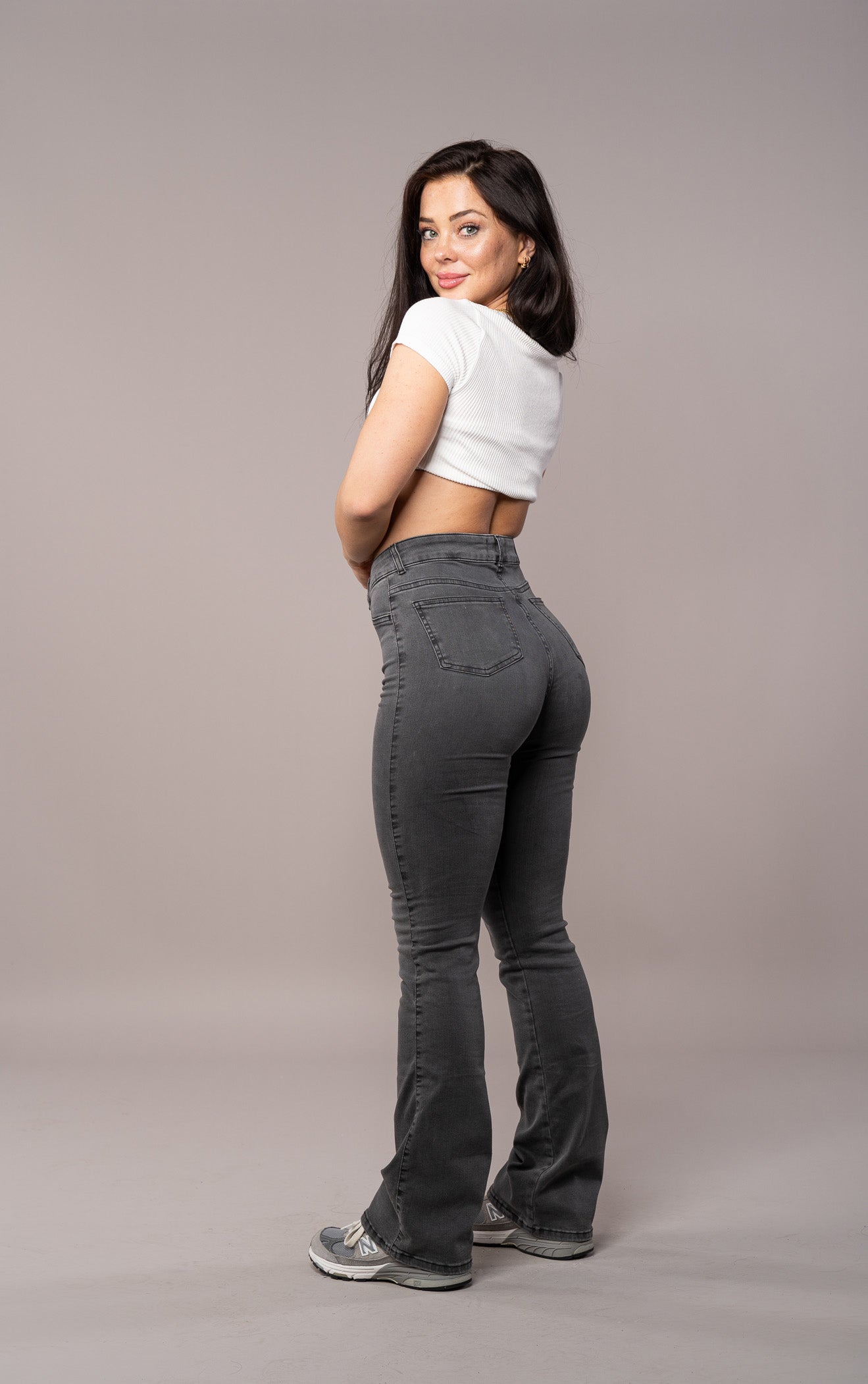 Fitjeans High Waisted Flared Pants