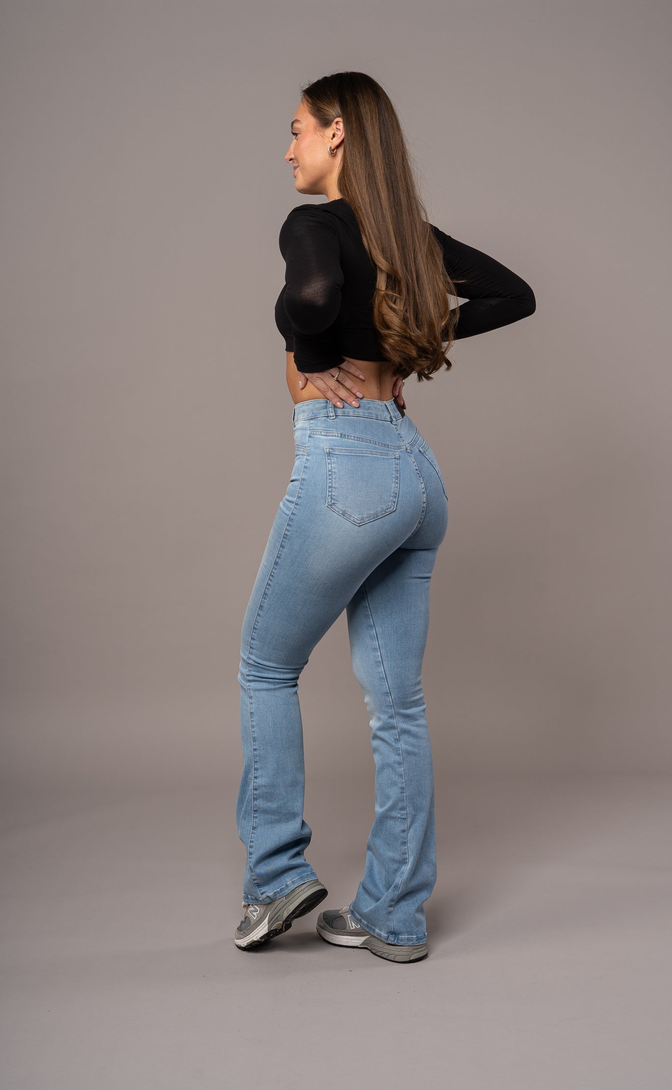 Fitjeans High Waisted Flared Pants