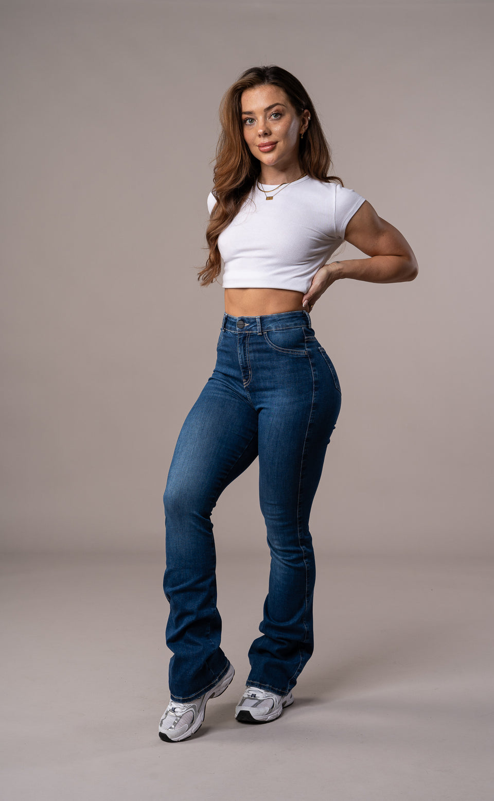 Fitjeans High Waisted Flared Pants