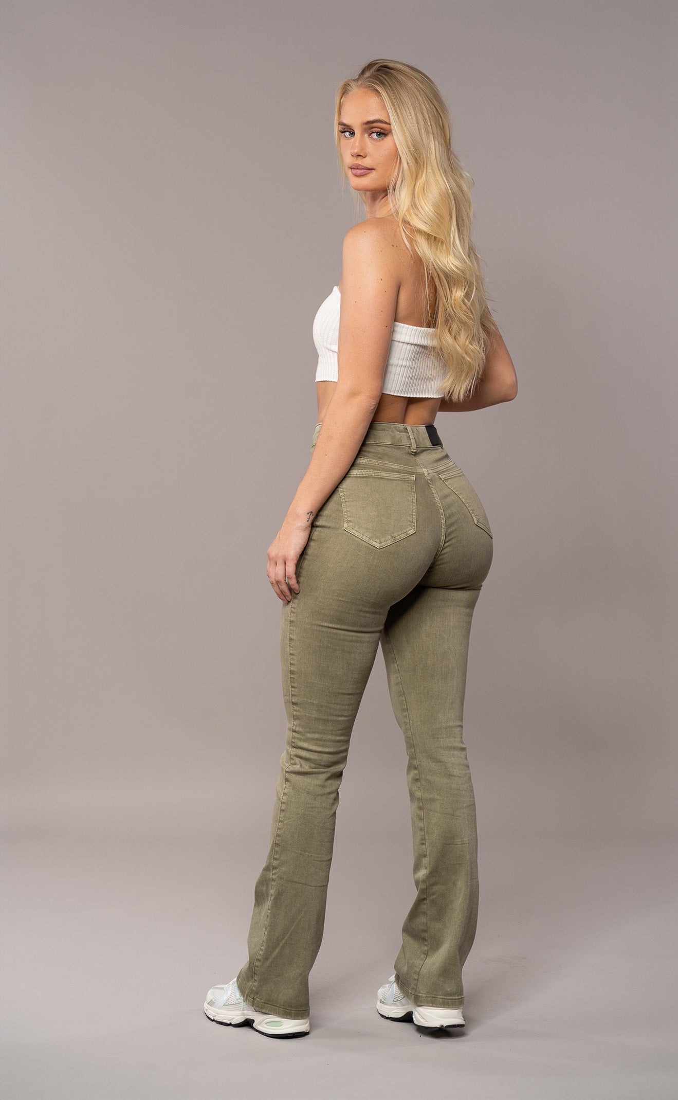 Fitjeans High Waisted Flared Pants