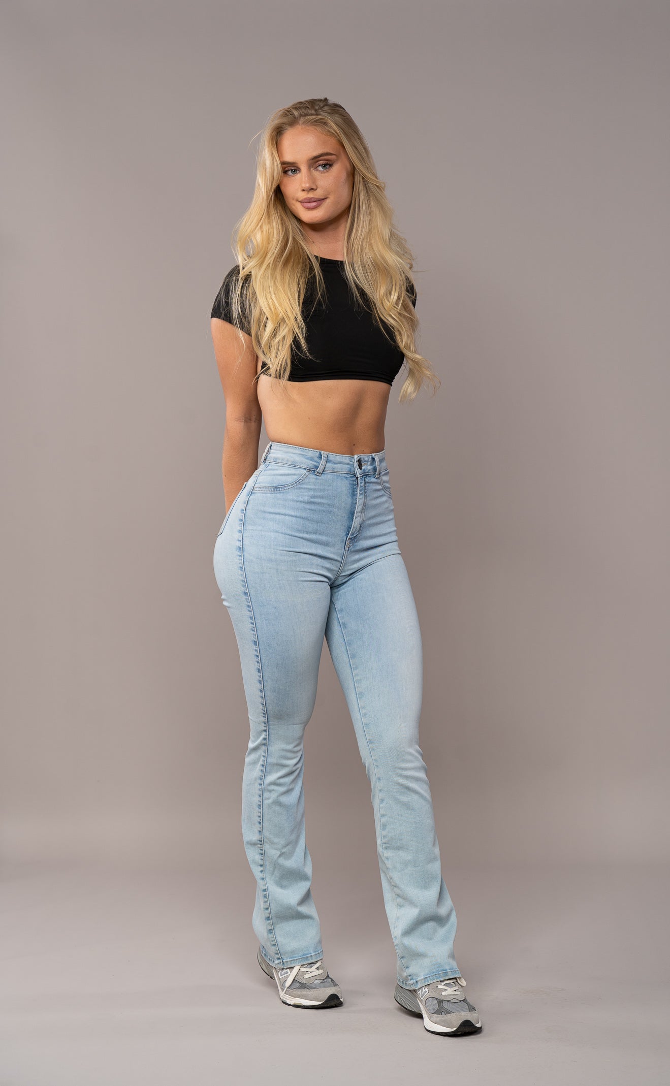 Fitjeans High Waisted Flared Pants