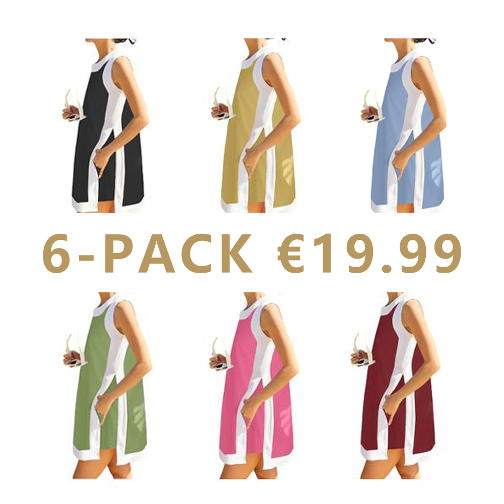 Women's 2 Piece Sets Casual Color Block Crewneck Short Sleeve Pullover Tops Matching Shorts with Pockets