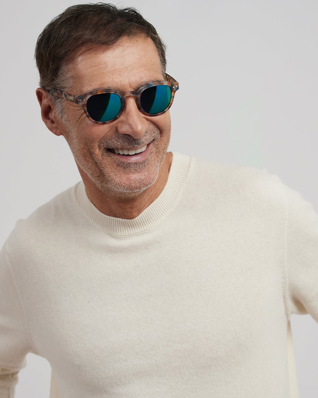 #C Blue Tortoise Mirror