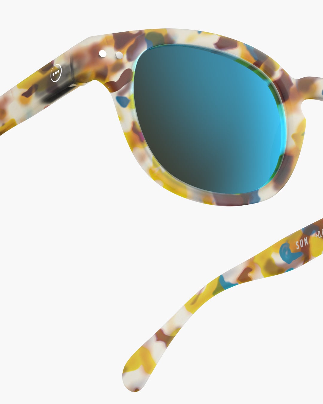 #C Blue Tortoise Mirror