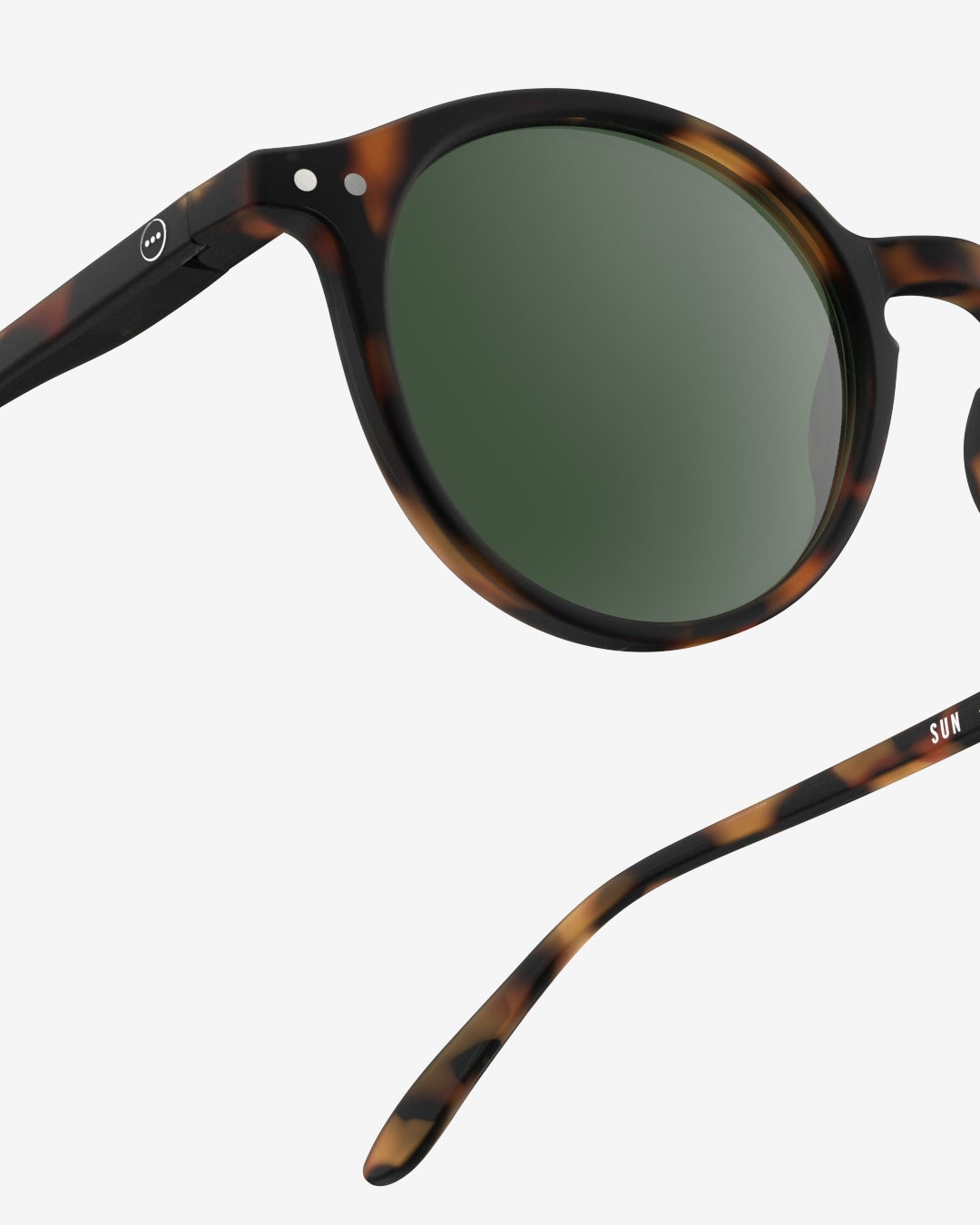 #D Tortoise Green Lenses