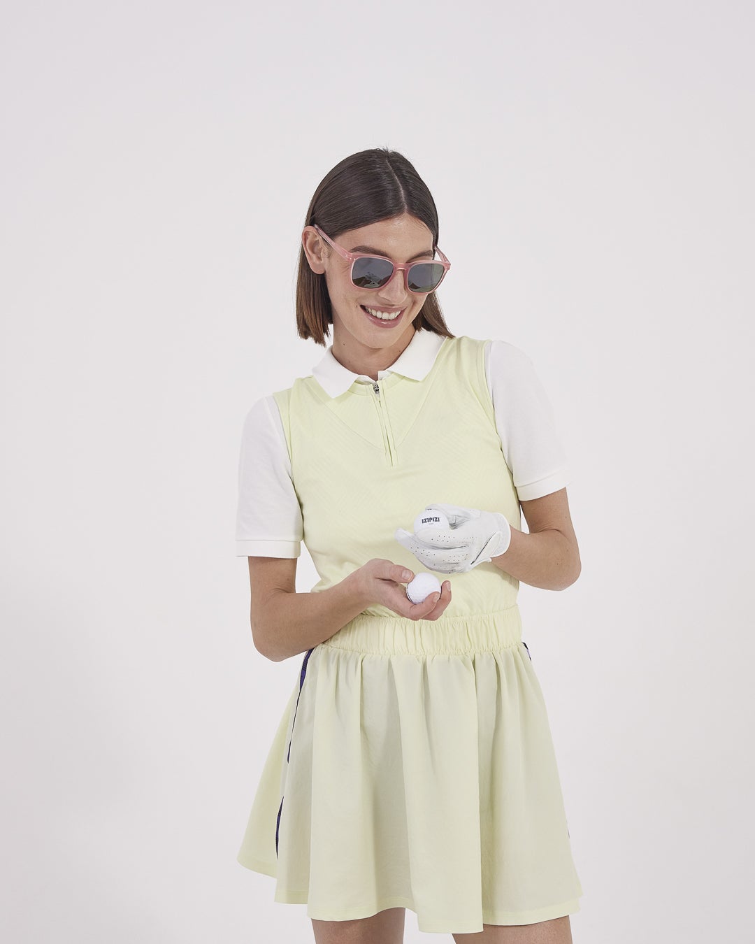 #JOURNEY - Pale Pink Green Lenses Polarized