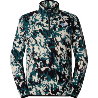 The North FaceMen's 100 Glacier Printed 1/4 Zip Sweater