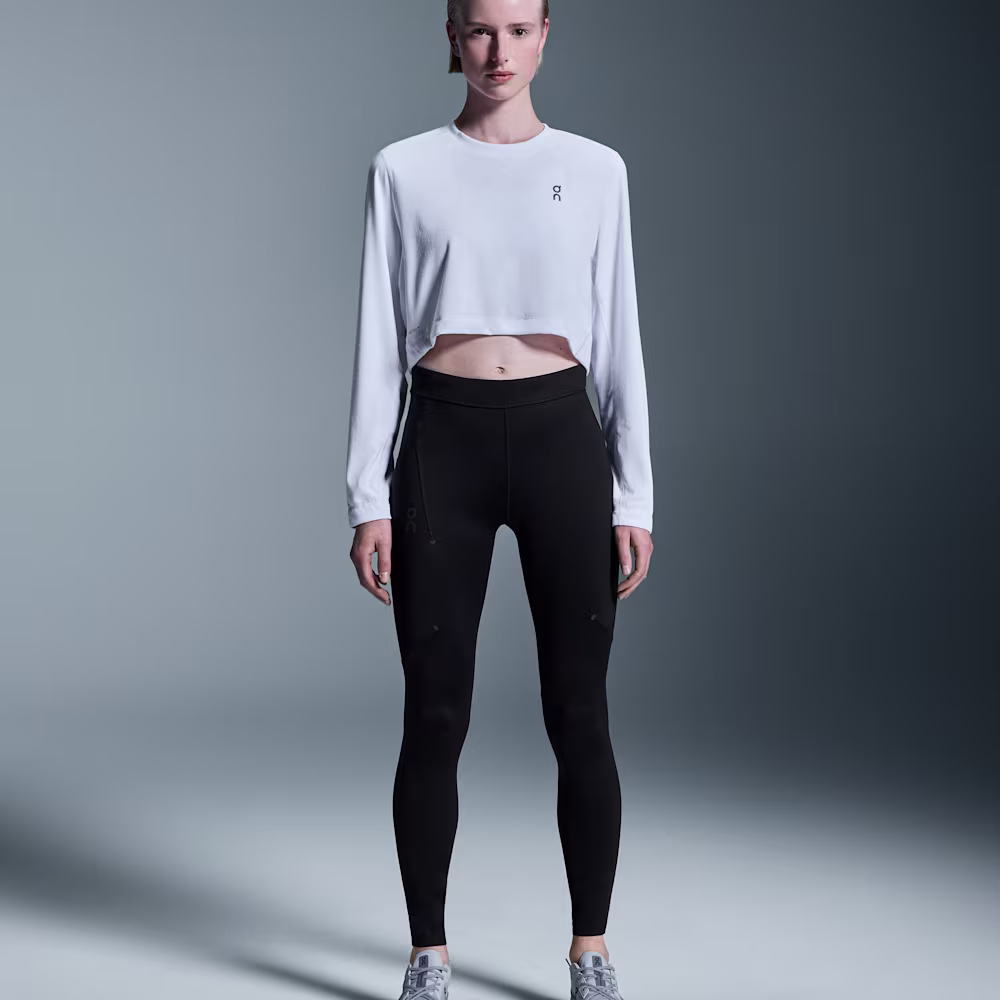 Women's Train Long-T Crop Graphic