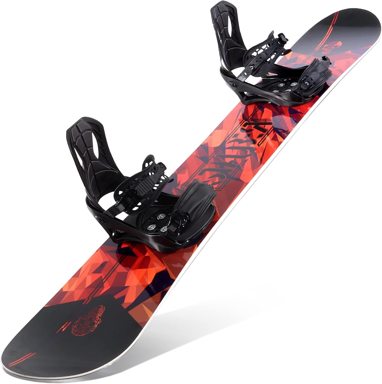 Cohallo Summit Snowboard & Binding Package Size 128, 133, 138, 143, 148,153,158,161- Best All-Terrain, Twin Directional, Hybrid Profile Snowboard & Bindings for All Levels