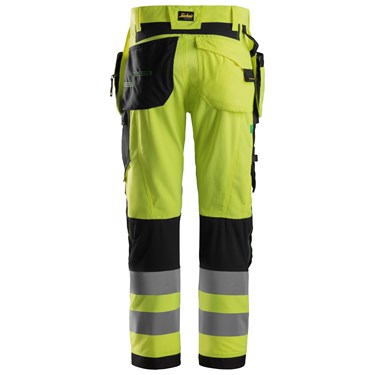 High-Vis Work Trousers+ Holster Pockets Class 2