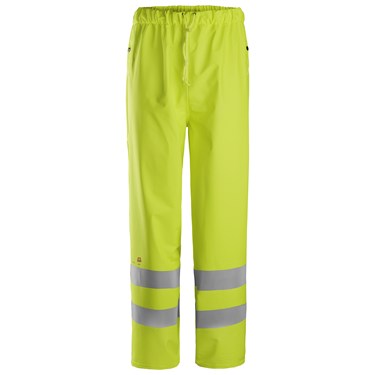 Rain Trousers PU, High-Vis Class 2
