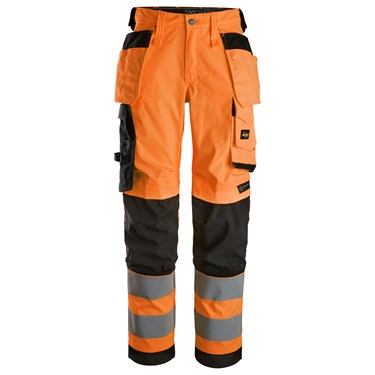 High-Vis Class 2, Women's Stretch Trousers Holster Pockets