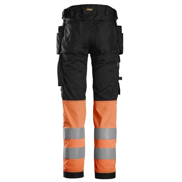 High-Vis Class 1, Stretch Trousers Holster Pockets