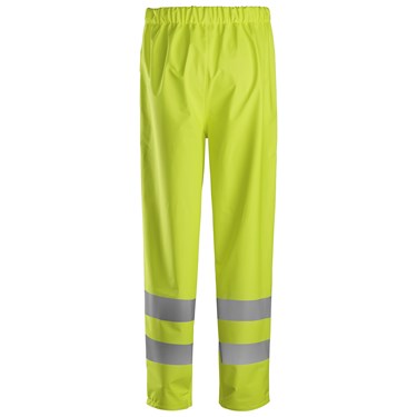 Rain Trousers PU, High-Vis Class 2