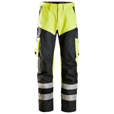 Trousers Reinforced front of leg, High-Vis Class 1