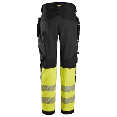 High-Vis Class 1, Stretch Work Trousers Holster Pockets