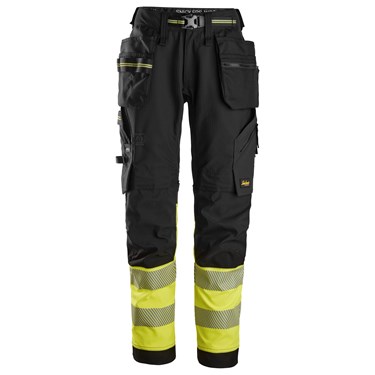 High-Vis Class 1, Stretch Work Trousers Holster Pockets