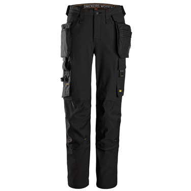 Women's Full-Stretch Trousers Detachable Holster Pockets