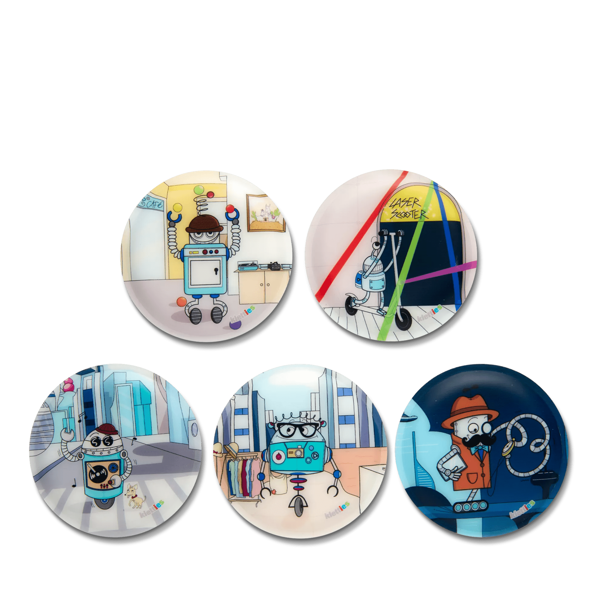 Klettie Set (5 piece) MATT