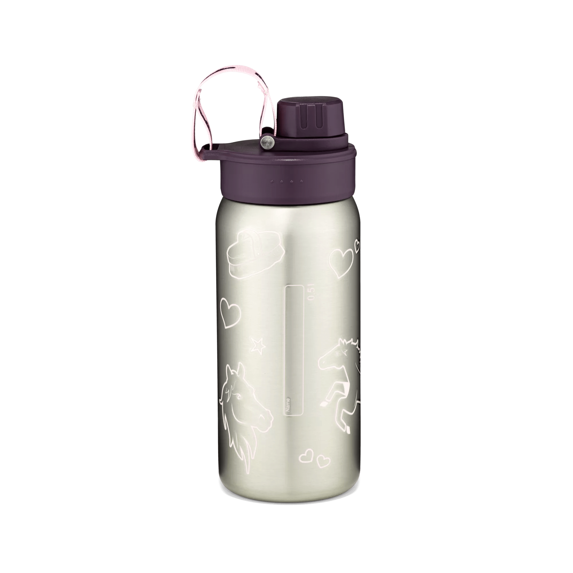 Stainless steel drinking bottle