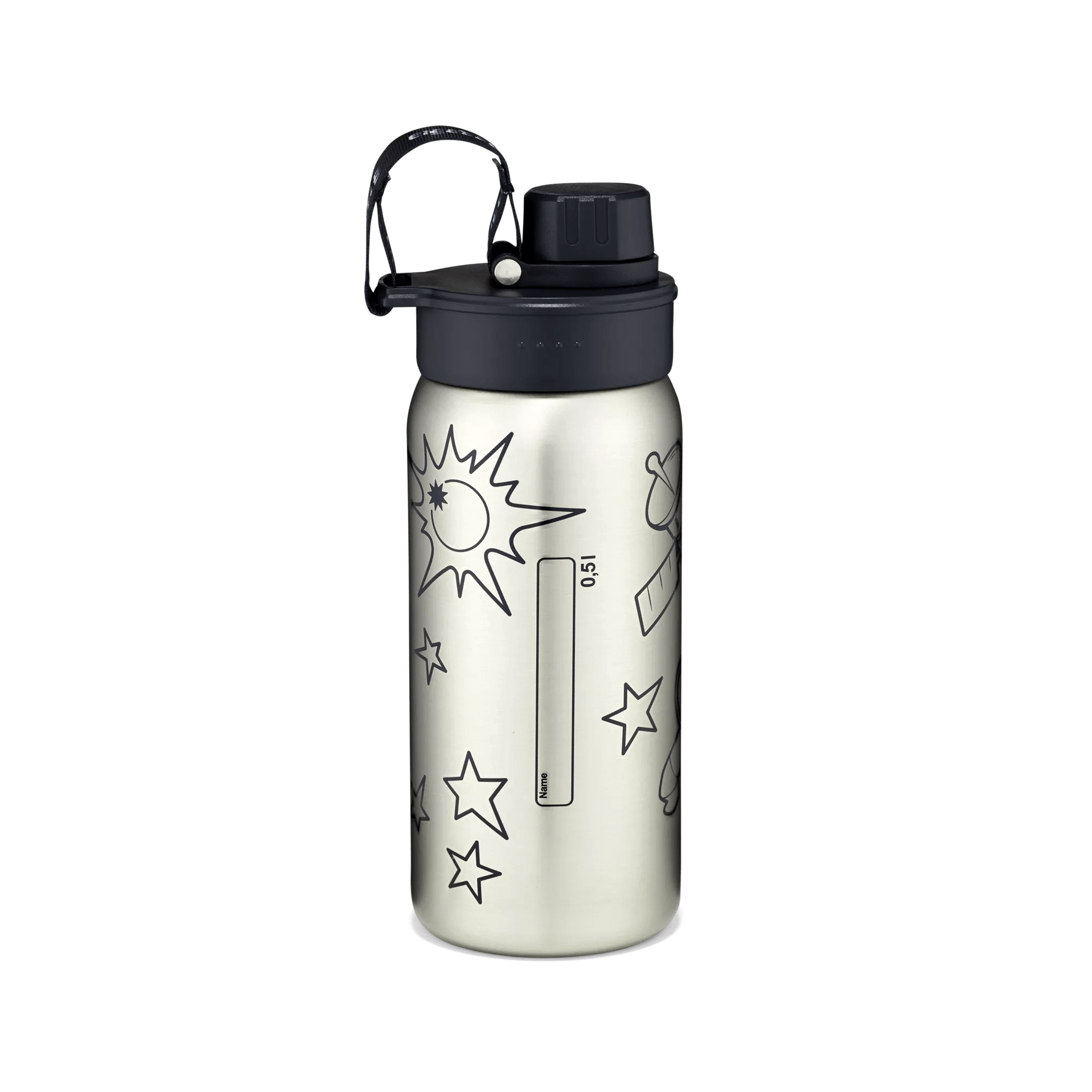 Stainless steel drinking bottle