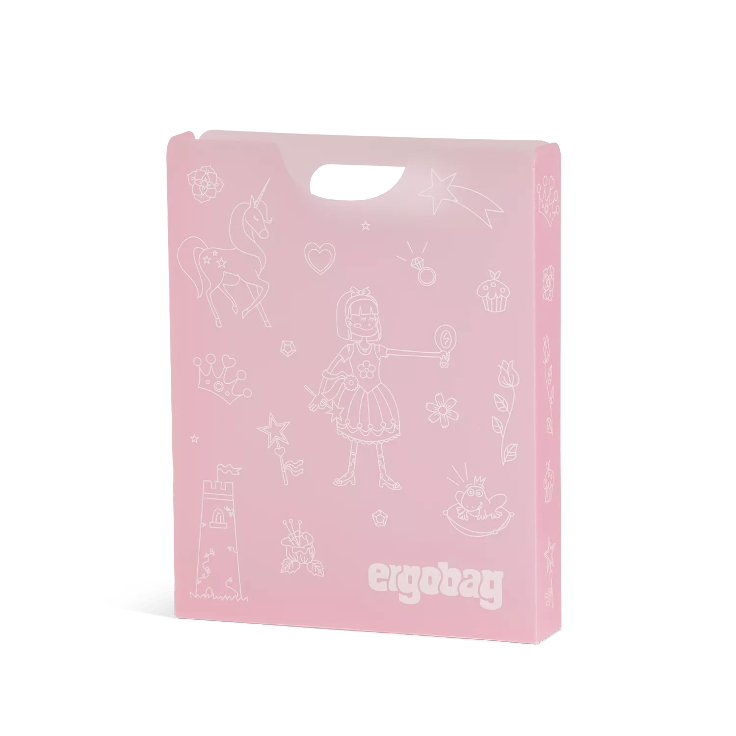 Booklet box including handle