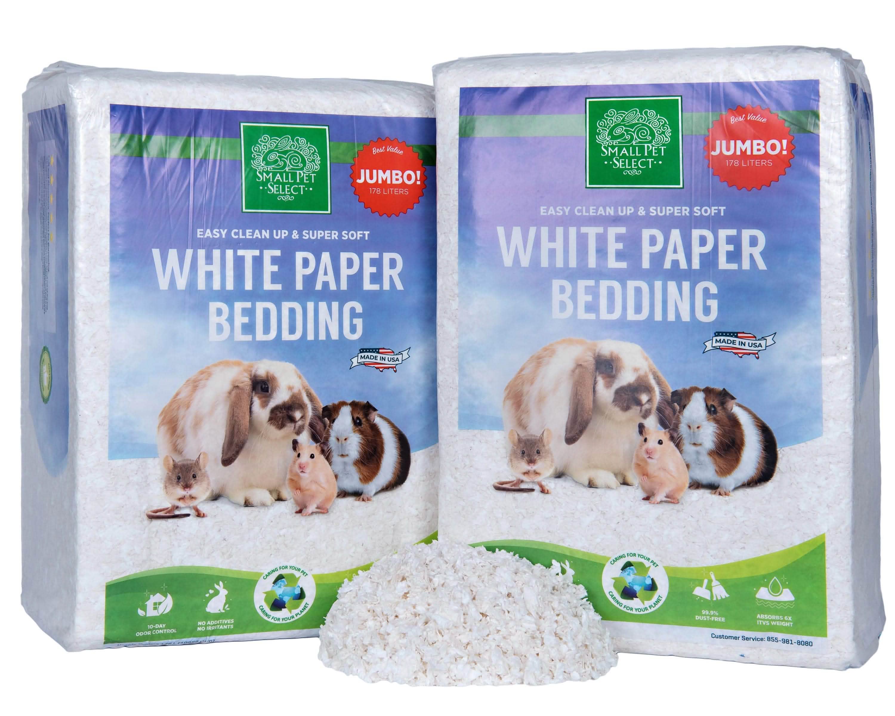 Unbleached White Paper Bedding