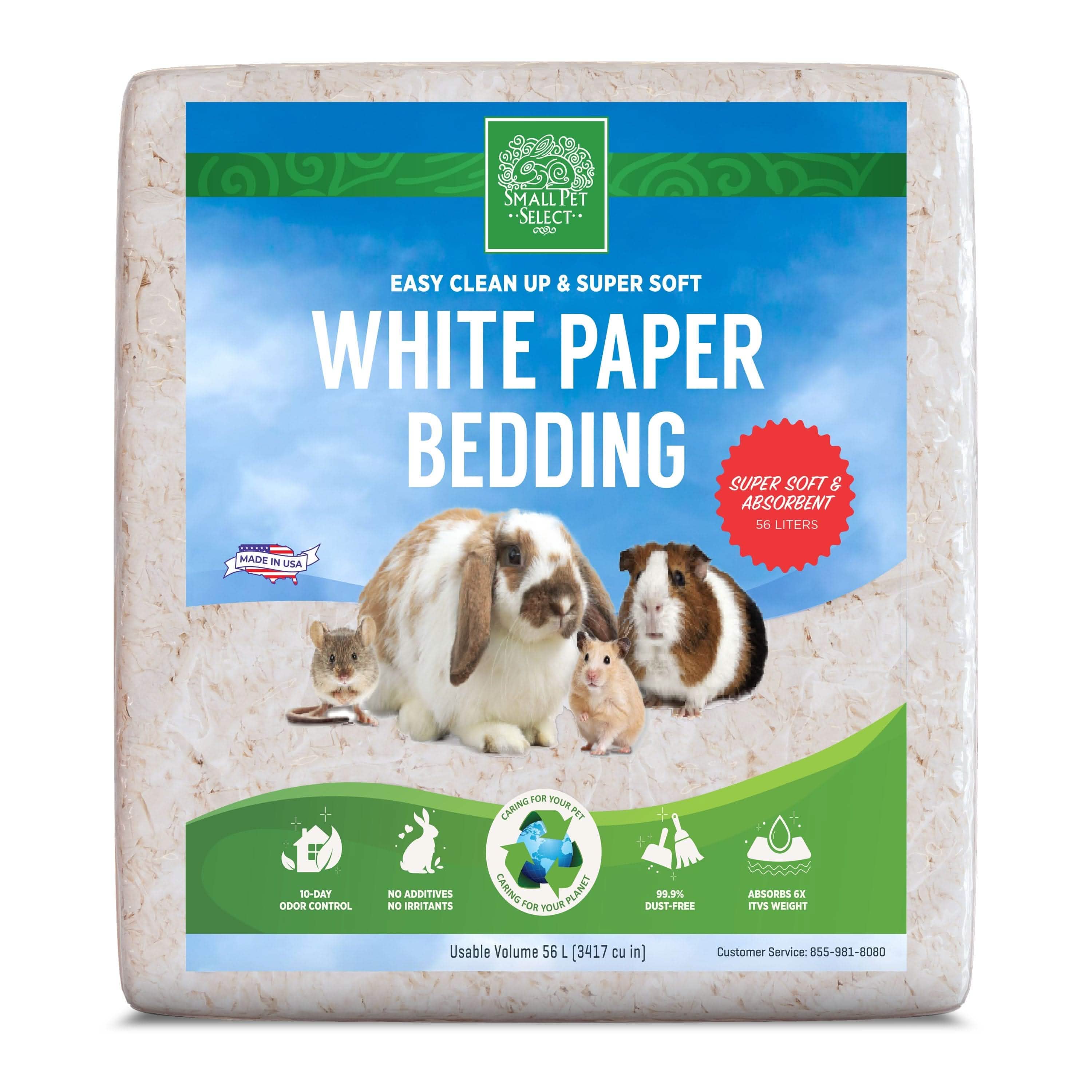 Unbleached White Paper Bedding