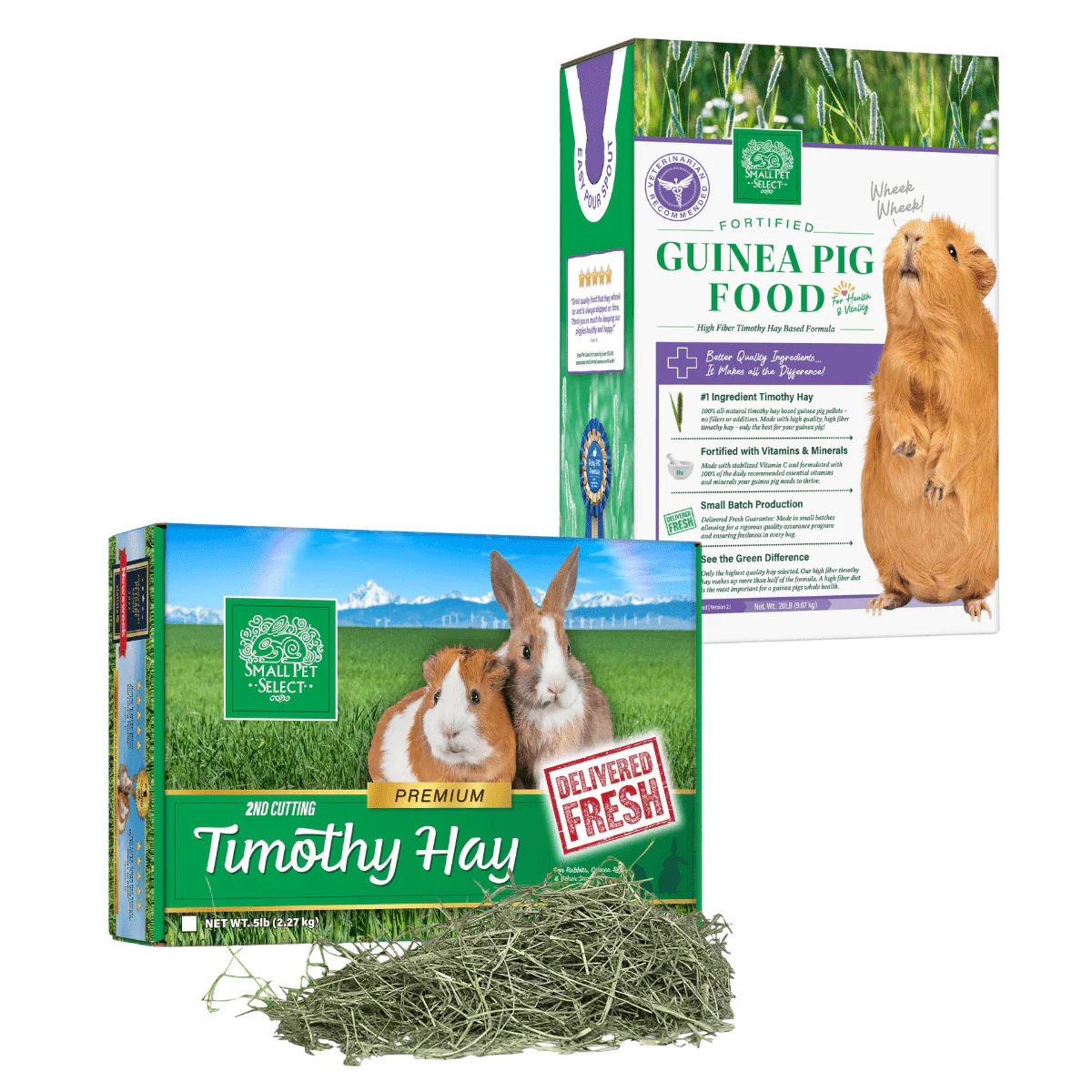 2nd Cut Timothy  Guinea Pig Food Pellets
