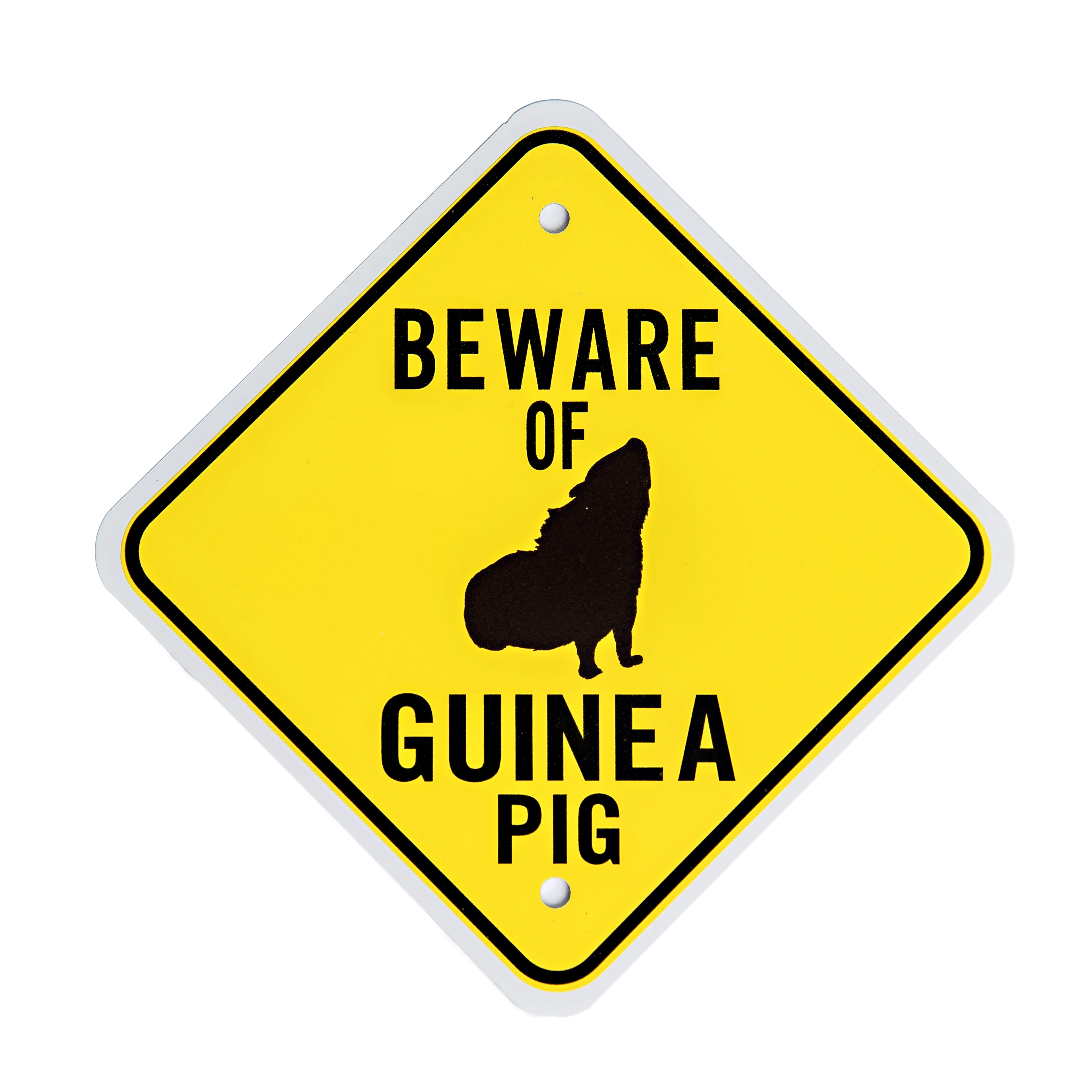 Small Pet Select Warning Sign: Beware of Guinea Pig