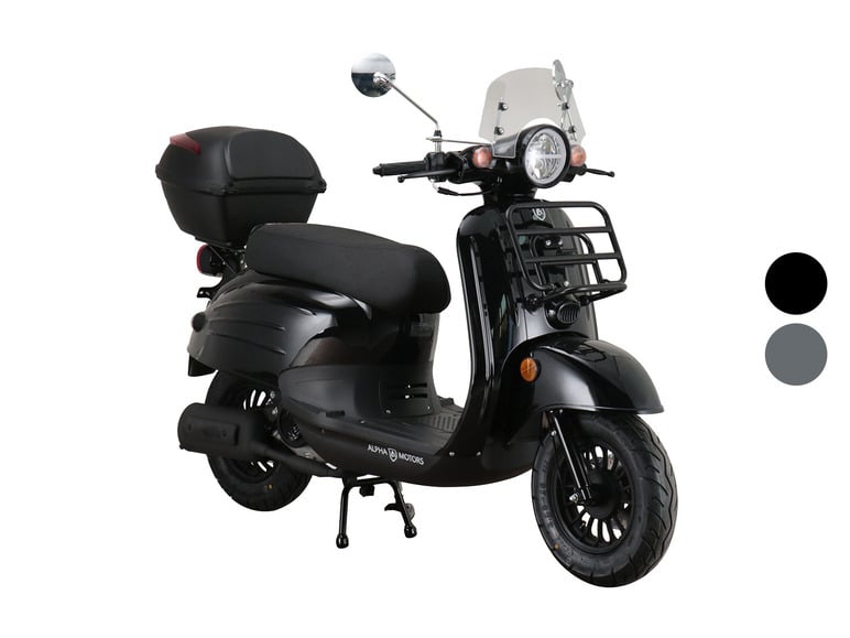 Alpha Motors Motorroller Adria 50 ccm EURO 5 inkl Windschild und Topcase Lidlde eur mall online shop