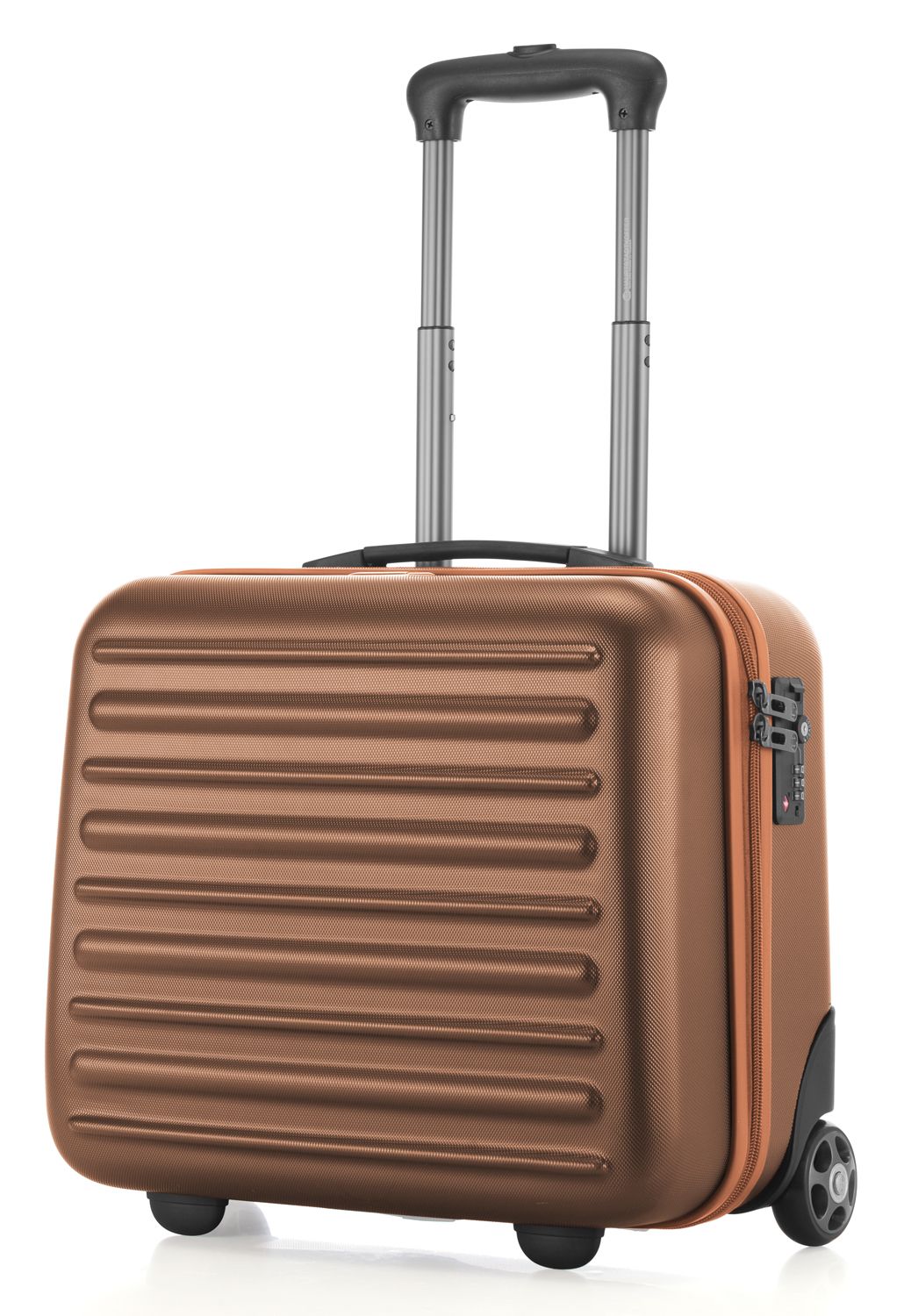 Tegel pilot trolley hard shell bronze matt metallic TSA 38 cm 32 liters Lidlde eur mall online shop