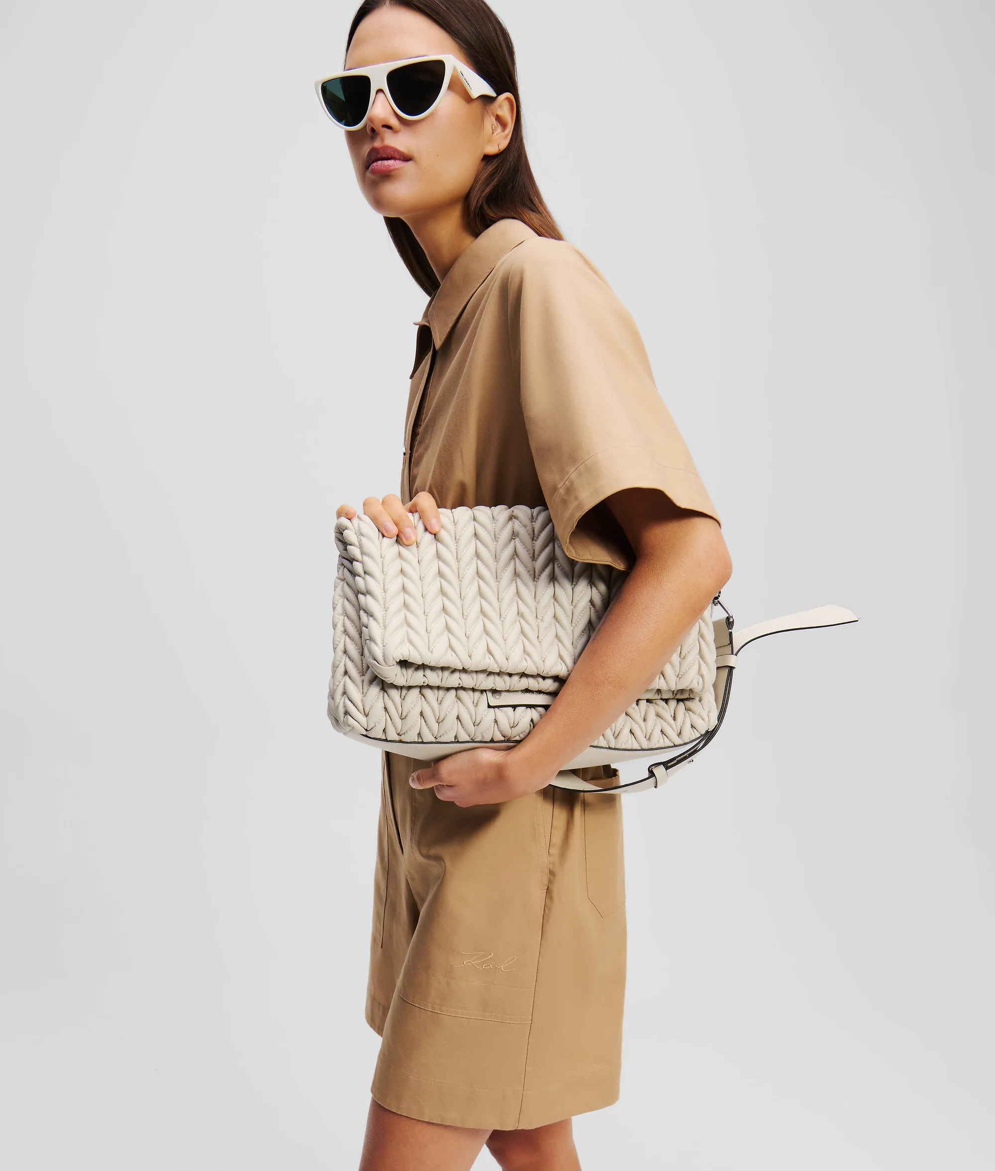 K/WEAVE LARGE SHOULDER BAG