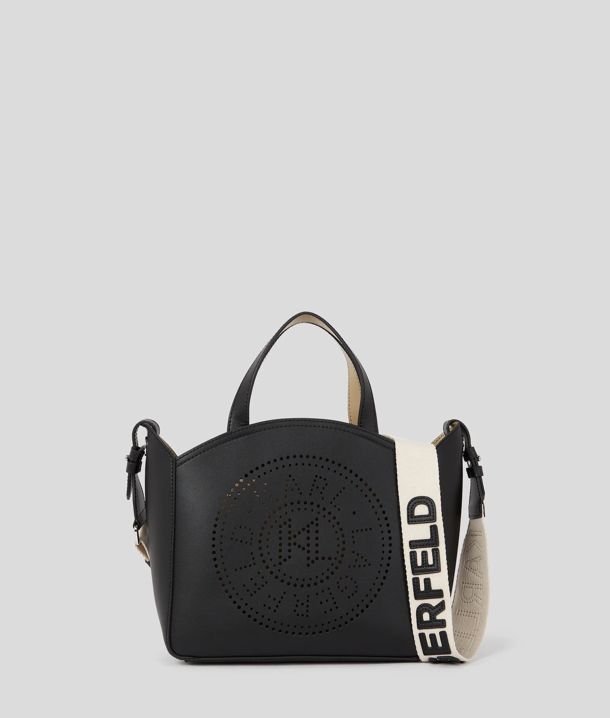 K/CIRCLE PERFORATED SMALL TOTE BAG