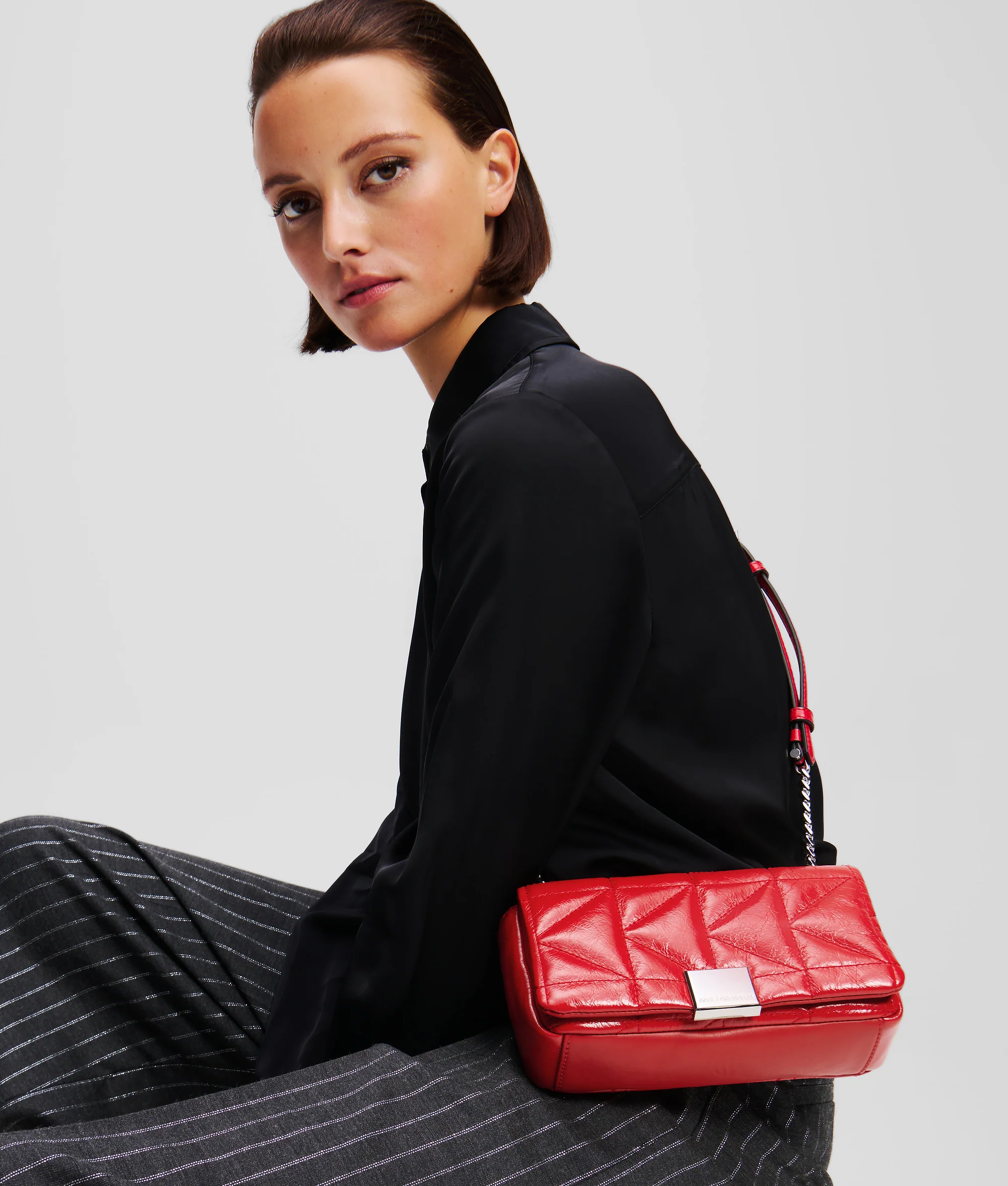 K/KUILT SHINY SMALL CROSSBODY BAG