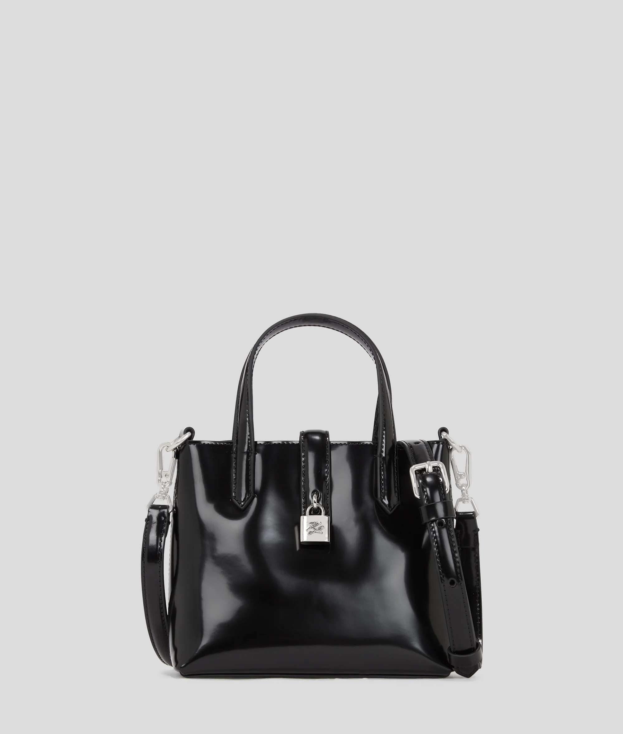 K/AUTOGRAPH PADLOCK MINI TOTE BAG