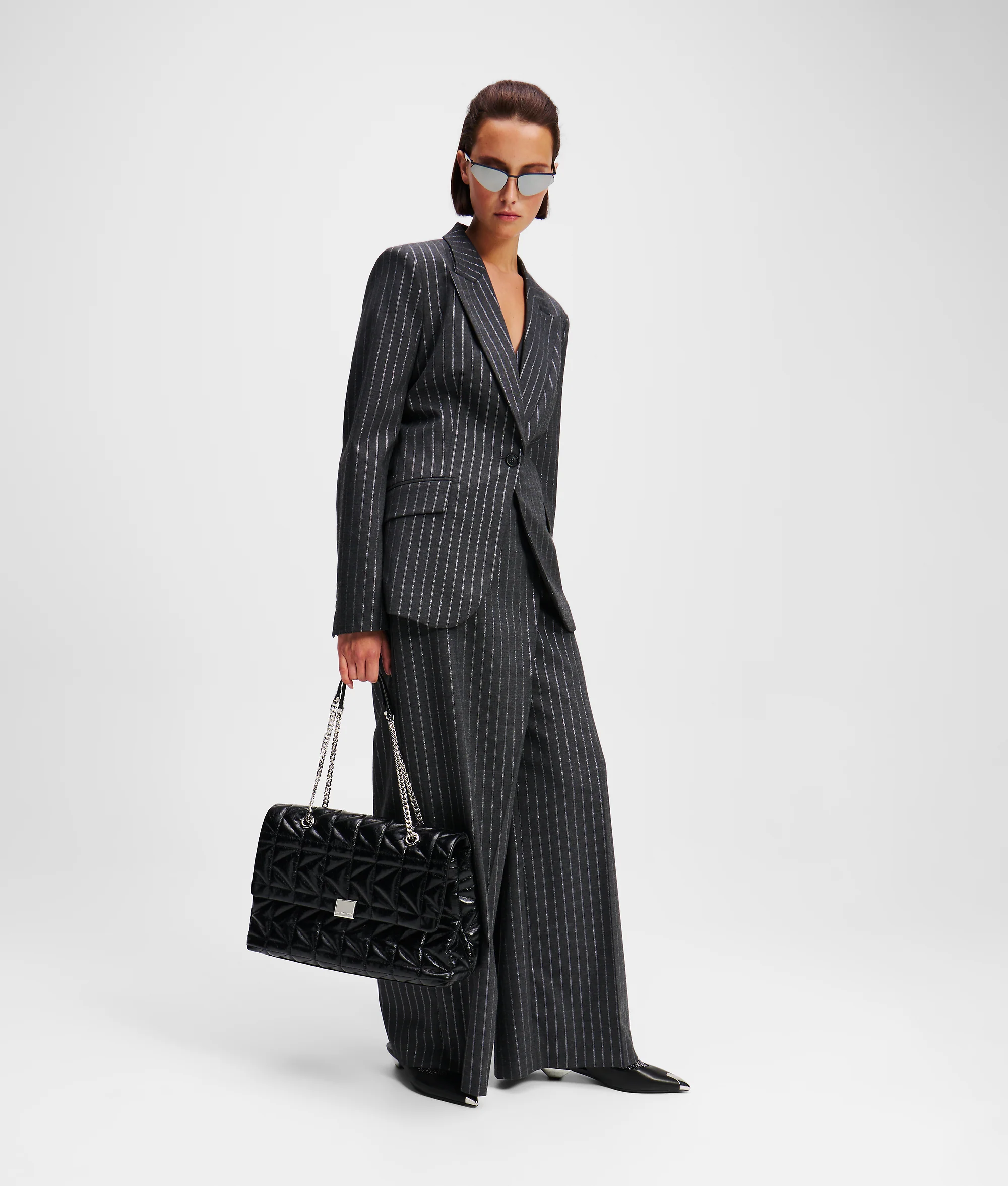 K/KUILT SHINY LARGE SHOULDER BAG