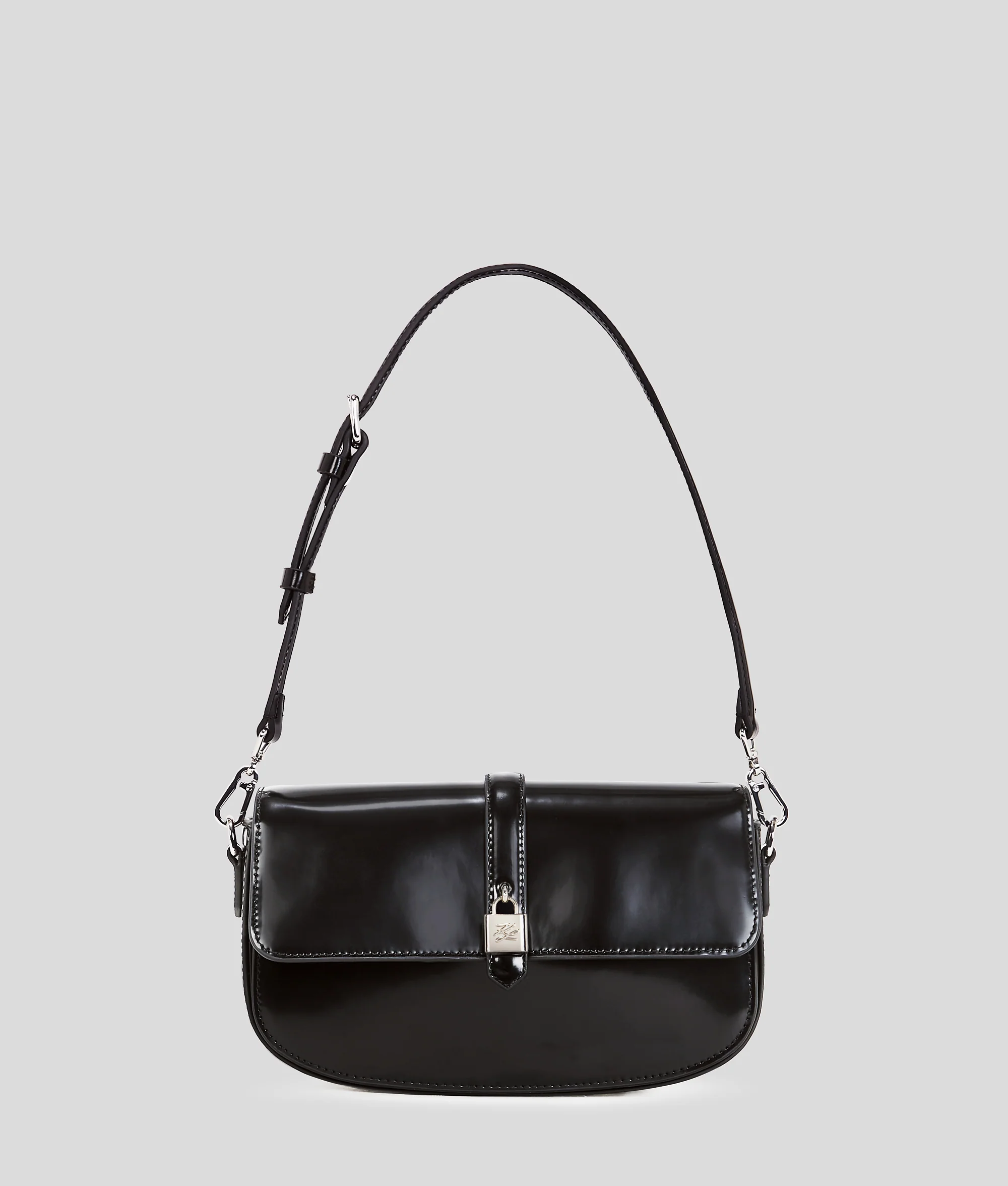 K/AUTOGRAPH PADLOCK SHOULDER BAG